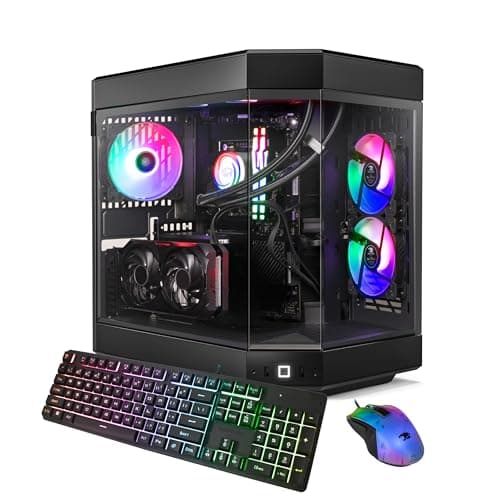 iBUYPOWER Y60 Black Gaming PC Computer Desktop Y60BA9N47TS03 (AMD Ryzen 9 7900X CPU, NVIDIA GeForce RTX 4070 Ti Super 16GB GPU, 32GB DDR5 RGB 5200MHz RAM, 2TB NVMe, WiFi Ready, Windows 11 Home)