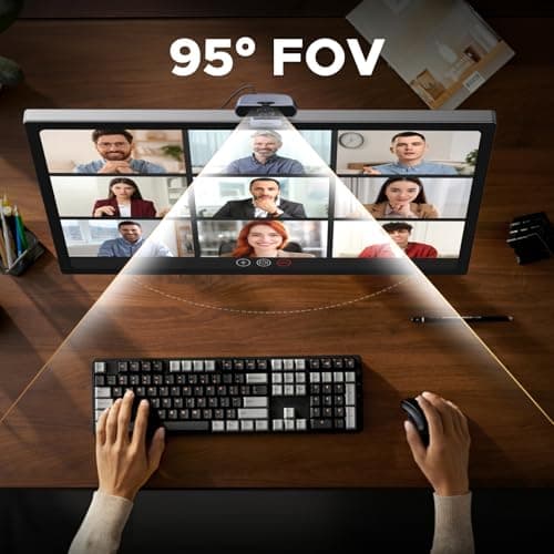 UGREEN 2K Webcam for PC Ultra HD 1080P Computer Webcam with Microphone, PC Camera with Privacy Cover, USB Web Camera for Streaming, Conference, Video Calling, Zoom, Skype, Teams, FaceTime, Grey 6