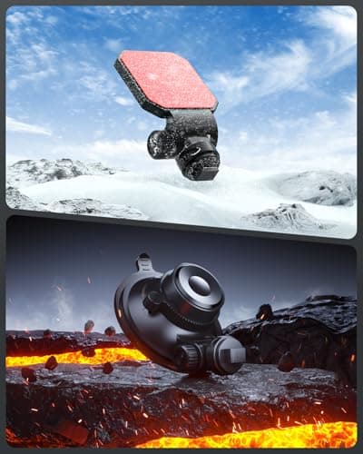 COOAU Car Dash Cam Mounting Bracket, Adjustable Windshield Mount for Dash Camera, Suction Cup Mount for Dashboard Camera, Suitable for D20, D20S, D30S 7