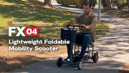 Klano KLX70 - Automatic Folding Mobility Scooter for Adults, One-Click Auto Fold & Unfold, Lightweight & Travel-Friendly, Airline Approved, 4-Wheel Scooter with Lithium Battery (Model1) 6