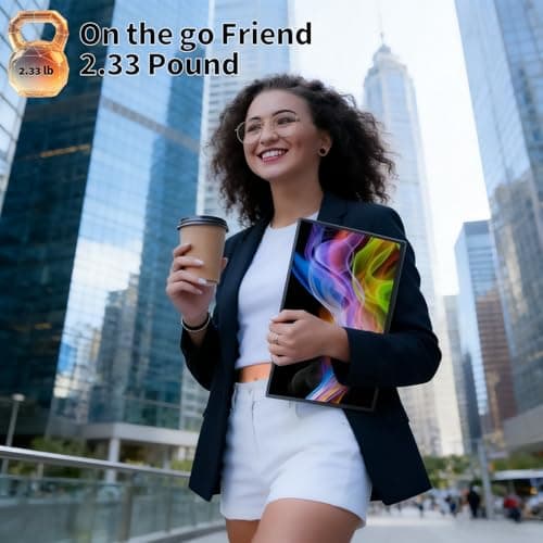 Maovz 18.5 Inch Large Portable Monitor for Laptop, 120Hz 1080P FHD IPS Portable Travel Second Screen Display for/Phone/Xbox PS4/5, 125% sRGB, Dual Speakers, VESA & Storage Bag 6