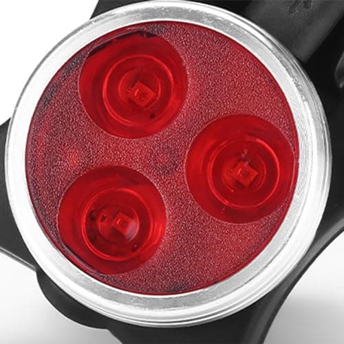 NUZYZ 2pcs USB Rechargeable Bike Light, Waterproof Super Bike Lights for Night Riding 4 Light Mode Options Mountain Bike Headlight LED Lamp Bicycle Accessories 5