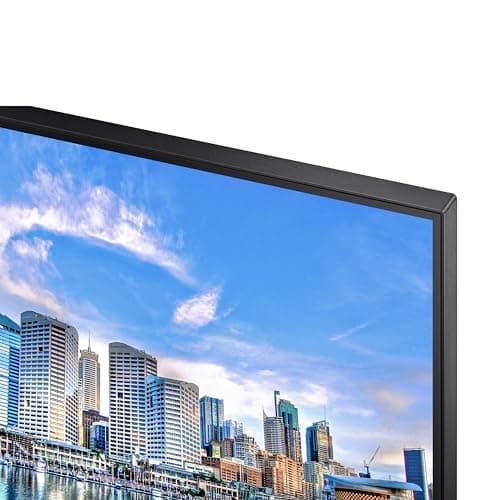SAMSUNG FT45 Series 24-Inch FHD 1080p Computer Monitor, 75Hz, IPS Panel, HDMI, DisplayPort, USB Hub, Height Adjustable Stand, 3 Yr WRNTY (LF24T454FQNXGO),Black 21