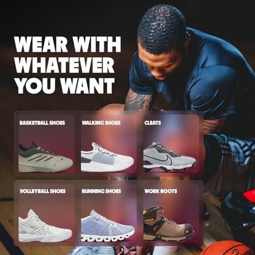 MOVE Baseline - All-Purpose Insoles - Sock Liner - Ultra Thin Shock Absorption - Maximum Freedom of Movement and Energy Return Cleats, Shoes, Running, Basketball, Baseball (M9-9.5/W10.5-11) 7