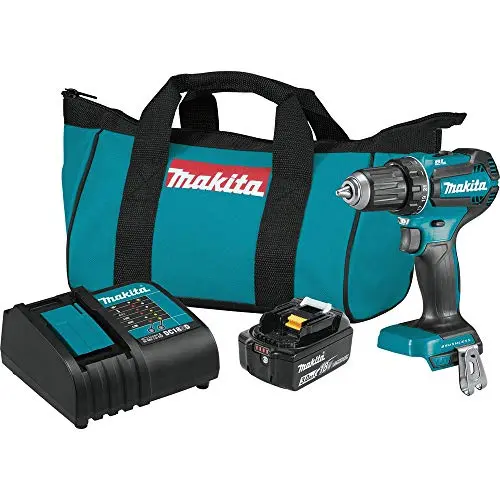 Makita XFD131 18V LXT® Lithium-Ion Brushless Cordless 1/2" Driver-Drill Kit (3.0Ah), Variable Speed