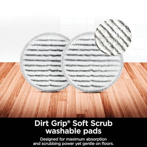 Shark Steam & Scrub Steam Mop, Scrubbing & Sanitizing, 2 Steam Modes, Rotating Pads, XL Water Tank, Swivel Steering, Designed for Hardwood, Marble, Tile, and Stone, Blue, S8000 9