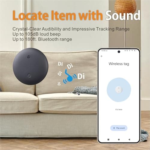 2025 Upgraded Android Air Tracker 4 Pack, Bluetooth Tracker Tags for Android Phones, Compatible with Google Find My Device, Item Locator for Luggage, Keys, Backpack 3
