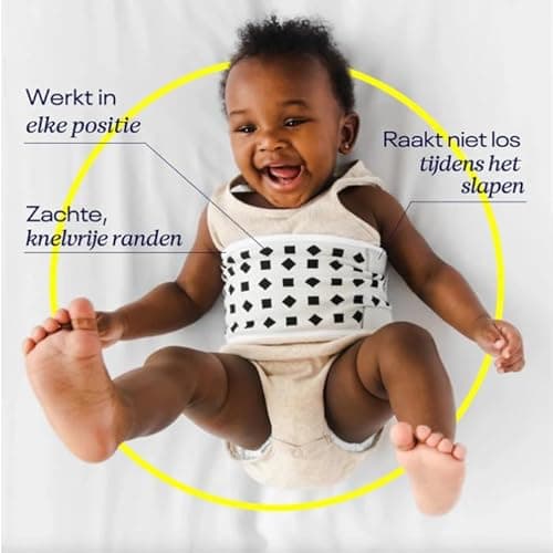 Nanit Breathing Wear Band, Grey - 100% Cotton, Works with Nanit Pro Baby Monitor to Track Breathing Motion Sensor-Free, Fits Babies from 12.5-25 lbs. 2