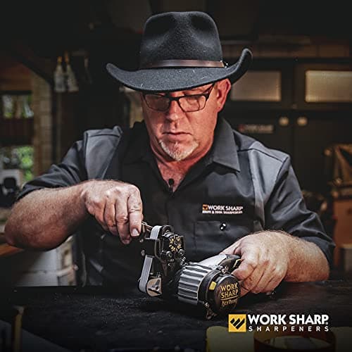 Work Sharp Knife & Tool Sharpener - Ken Onion Edition - Premium Knife Sharpening System - Serrated, Chef, Pocket Knives & Scissors 6