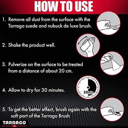 Tarrago Suede Renovator Spray - Revive Footwear Original Color - Color Renew, Restoration & Care - Great for Suede Shoes, Boots, Jackets, Heels, & More - 250 Ml - Neutral #0 5