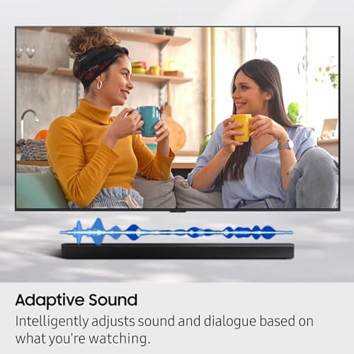 Samsung B-Series Soundbar HW-B550F 2.1 ch DTS Virtual:X Soundbar with Subwoofer (2025 Model) Voice Enhance Mode, Bass Boost, Adaptive Sound 7