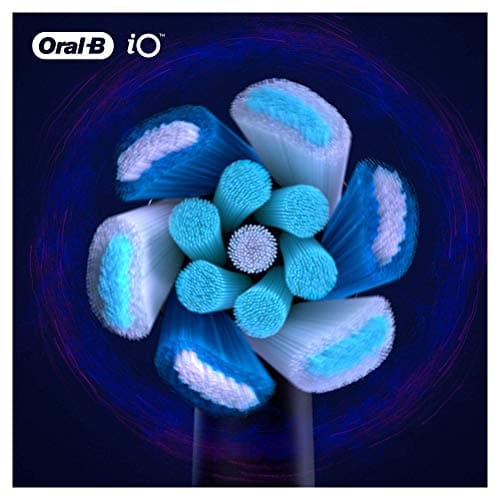 Oral-B iO Ultimate Clean Electric Toothbrush Head, Twisted & Angled Bristles for Deeper Plaque Removal, Pack of 4, Suitable for Mailbox, Black 5