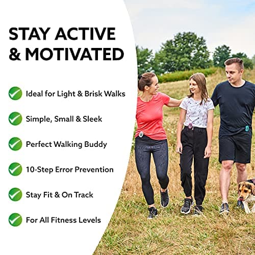 3DFitBud Simple Step Counter Walking 3D Pedometer by 3DActive with Clip, Lanyard Accurate Step Tracker Large Display, Easy to Use for Kids Men Women Adult Seniors Daily Step Tracking - A420S - Black 5