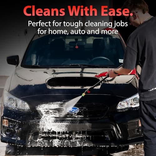Adam's Polishes Compact Pressure Washer - Powerful, Lightweight, Portable Electric Pressure Washer Sprayer | Max 1500 PSI, 1.2 GPM | for Car Home Auto Patio RV Motorcycle & Garage 6