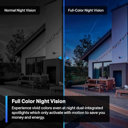 Tapo 2K+ Outdoor Wired Security Camera - Person/Vehicle/Motion Detection, 24/7 Recording, Starlight Color Night Vision, Subscription-Free Local Storage or Optional Cloud, Works with Alexa, C320WS 5