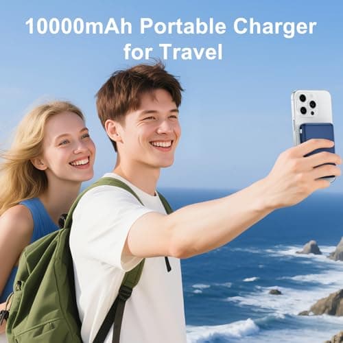 for Magsafe Portable Charger - 10000mAh Battery Pack for Magsafe with USB-C Cable and PD 20W USB C Fast Charging LED Display, Magnetic Wireless Power Bank for iPhone 17/16/15/14/13/12/Pro/Pro Max 6
