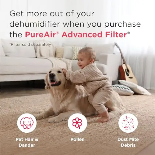 Frigidaire 35-Pint Portable Dehumidifier with Wi-Fi and Energy Star Certification for Small/Medium/Large Rooms & Basements, Custom Humidity Control, Auto Shut Off, White 10