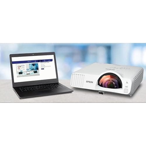Epson PowerLite L210SF Short Throw 3LCD Projector - 21:9, Ethernet, HDMI, USB, Wi-Fi Connectivity, White 7