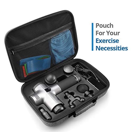tombert 2024 Carrying Case for Hypervolt 2 Pro, Hypervolt Plus, 5 Attachment Slots Portable Storage Box for Portable Massage Gun (Case Only) 4