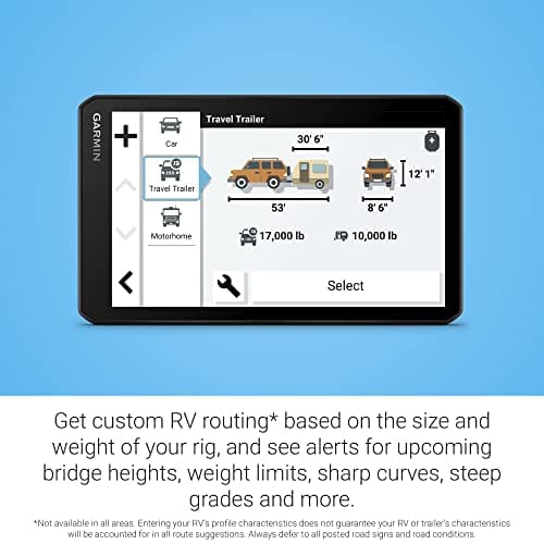 Garmin RV Cam 795, Large, Easy-to-Read 7" GPS Navigator, Built-in Dash Cam, Automatic Incident Detection, Custom RV Routing, High-Resolution Birdseye Satellite Imagery (Renewed) 6