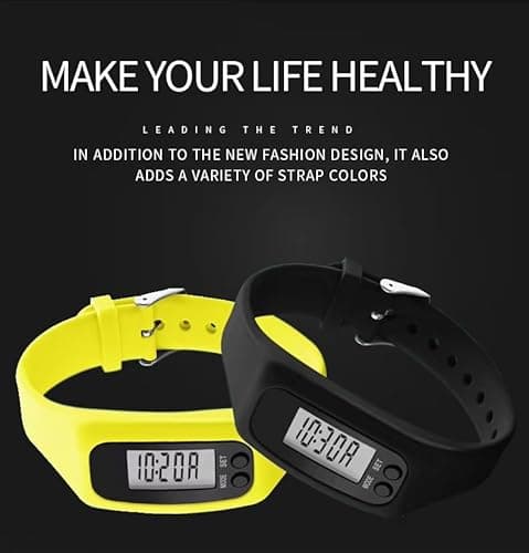 Yiudbaoo Pedometer Simple Step Counter Compact Precision Pedometer for Walking Running Step Tracker Removable Clip and Lanyard Accurate Pedometers for Steps for Men Women and Kids, Black 8