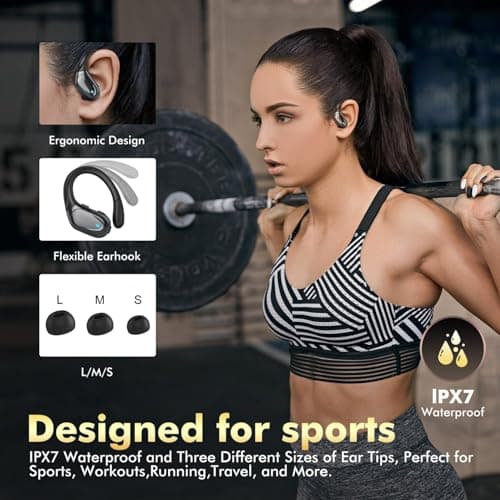 HAOYUYAN Sports Bluetooth Headphones 6