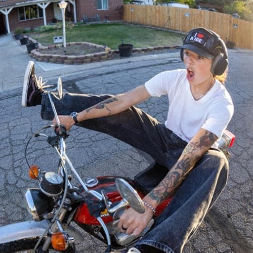 Skullcandy Crusher ANC 2 Wireless Over-Ear Bluetooth Headphones with Multi-Sensory Bass, Active Noise Cancelling, Up to 60 Hours Battery, Microphone for iPhone Android - Black/Asphalt 9