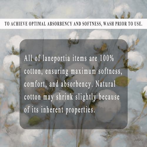 LANEPORTIA Waffle Weave Kitchen Towel - 100% Cotton - 15x25 Inches with with Hanging Loop, 4-Pack Quick Drying Dish Cloth, Tea and Hand Towels, Spring Easter Summer Soft Cloth Rags - Beige 6