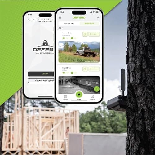 TACTACAM Defend 4G Cellular Security Camera with Live View, 4K Photo, 1080p Video, No Wi-Fi Needed, Night Vision, Battery Powered, Remote Property and Outdoor Monitoring 8