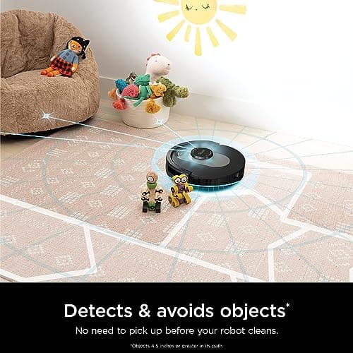 Shark AV2501AE AI Robot Vacuum with XL HEPA 60-Day Self-Empty Base, LIDAR Navigation, Perfect for Pet Hair, Compatible with Alexa/Wi-Fi, Carpet & Hard Floor, Black (Renewed) 7