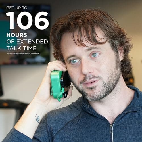 Limitless Innovations Ultimate Pro 15,000mAh Portable Power Bank PD 20W with Built-in Cables, Wireless Charging, Flashlight, Wall Plug, & Digital Display, for iPhone, Samsung, & More (Green Metallic) 2