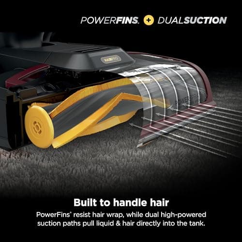 Shark CarpetXpert HairPro | Upright Carpet & Area Rug Cleaner | Carpet Shampooer | Perfect for Pets, Hair Pickup & Tough Odor Removal | Magenta | EX221BRN 5