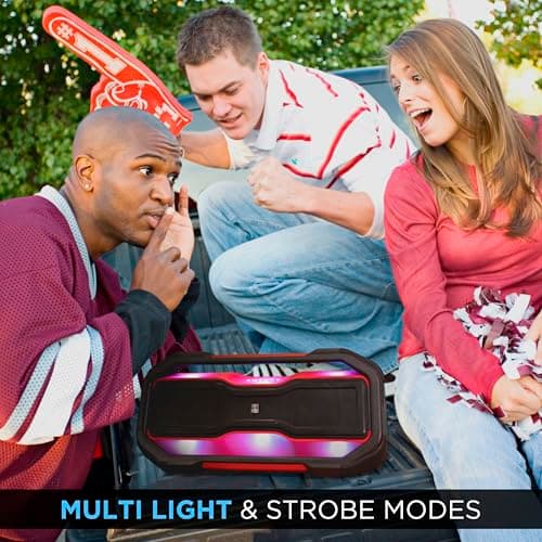 Altec Lansing ROCKBOX XL Wireless Bluetooth Speaker, Portable Waterproof with 20 Hour Playtime and 5 Illuminating LED Light Modes, Floating Wireless Speaker for Indoors and Outdoors 5