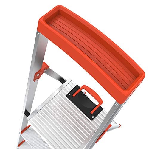 Little Giant Ladders Flip-N-Lite 6 ft Lightweight Step Ladder with Standing Platform, Aluminum, 300 lb Load Capacity, Type 1A Extra Heavy Duty, 10.25 ft Reach Height (15270-001) 12