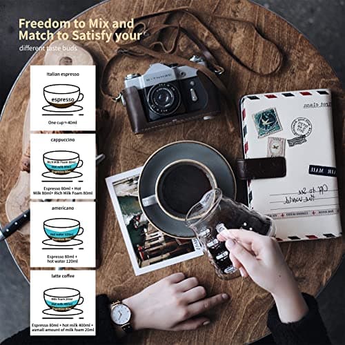 LAOION Cuban Coffee Maker, 6 or 3cup Electric Espresso Coffee Maker, Portable Cafeteras Electricas Modernas, Electric Moka Pot with Detachable Base & Overheat Protection, Coffee Gift for Home Travel 6