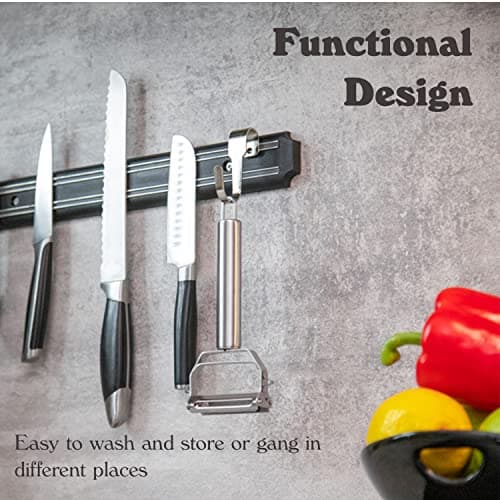 Boxgear Stainless Steel Dual Blade Vegetable Peeler - Commercial Grade Julienne Cutter, Slicer, Shredder, Scraper - Fruit, Potatoes, Carrot, Cucumber - Kitchen, Home Staple - Housewarming Gift 5