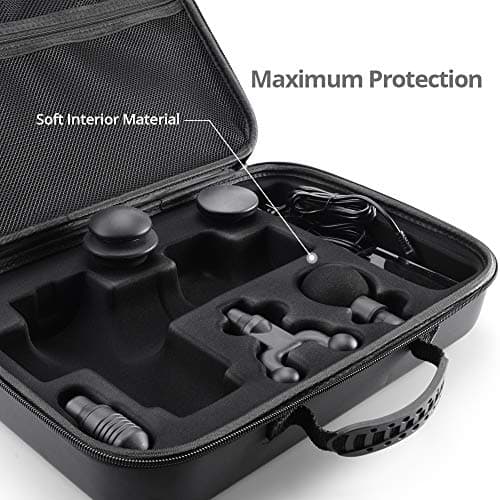 tombert 2024 Carrying Case for Hypervolt 2 Pro, Hypervolt Plus, 5 Attachment Slots Portable Storage Box for Portable Massage Gun (Case Only) 6