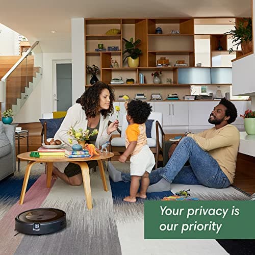 iRobot Roomba j7 (7150) Wi-Fi Connected Robot Vacuum - Identifies and avoids Obstacles Like pet Waste & Cords, Smart Mapping, Works with Alexa, Ideal for Pet Hair, Carpets, Hard Floors, Roomba J7 9