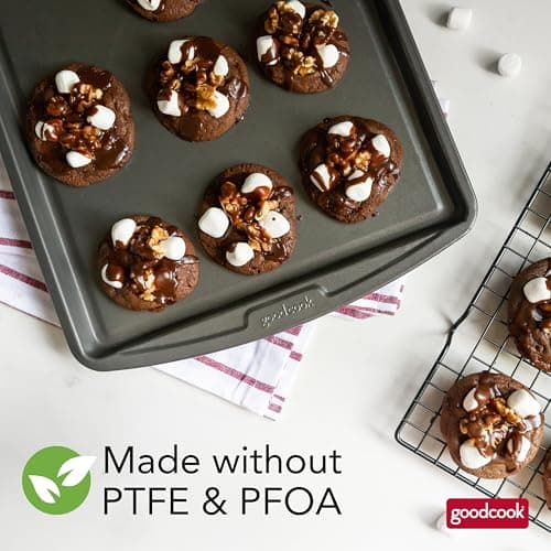 GoodCook Everyday Nonstick Steel Baking Sheet, 17 x 11-Inch, Gray 9