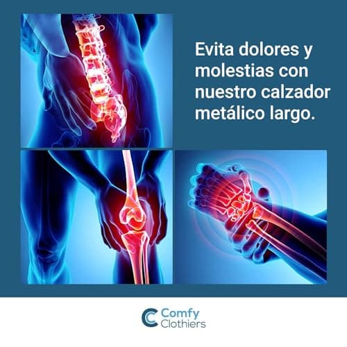 Comfy Clothiers Extra Long Metal Shoe Horn With Handle (31 inch) Multifunctional Stainless Steel Stick For Seniors & Kids, Shoe Helper For All Types Of Footwear - Shoe Horn for Seniors 6