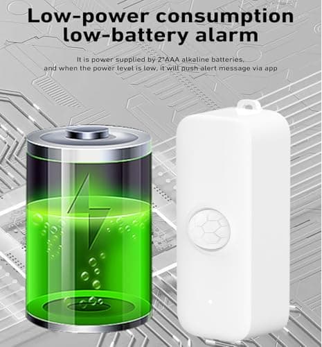 WiFi Smart Motion Sensor: Wireless PIR Motion Detector for Home Security, Infrared Motion Sensor with App Notification Alert, Support Voice Command Via Alexa (1-Pack) 7