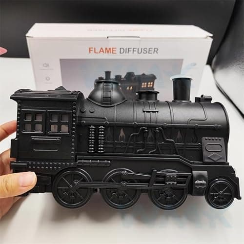 Essential Oil Diffuser, 300ml Train Diffuser, Aromatherapy and Cool Mist for Kids or Enthusiasts, Humidifier with Remote Control 2 Light Colors 2 Mist Mode Auto Shut-Off for Toy Store Home Office 9