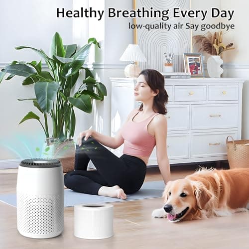 Core Mini Replacement Filter Compatible with LEVOIT Core Mini P Air Purifier, 3-in-1 High-Efficiency H13 True HEPA Activated Carbon Filter, Replace Part #Core Mini-RF, 2 Filter & 14 Fragrance Sponge 6