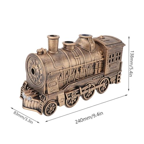 MOTOULAX Train Humidifiers, Dual Mist Outlets, 300ml Capacity, Jellyfish shaped Cool Mist Train Humidifier, Aroma Diffuser, Mist Humidifiers with 2/8 Hours Timing Function (Bronze) 5