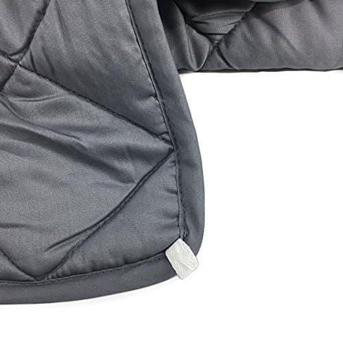 HYPNOSER Weighted Blanket Twin Size (15 lbs 48"x72") for Kids and Adults | Heavy Blanket for Better Sleep, Fits Twin or Full Size Beds (Dark Grey) 8