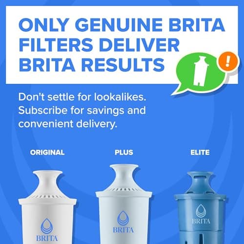 Brita Large 10 Cup Water Filter Pitcher, 1 BritaPlus Filter, Everyday, Black (Package May Vary) 9
