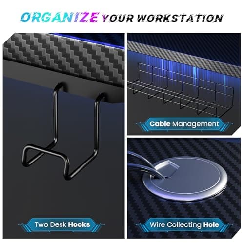 SIAGO Electric Standing Desk Adjustable - 63 x 24 Inch Sit Stand up Desk with Cable Management - 3 Memory Preset Adjustable Height Table 8