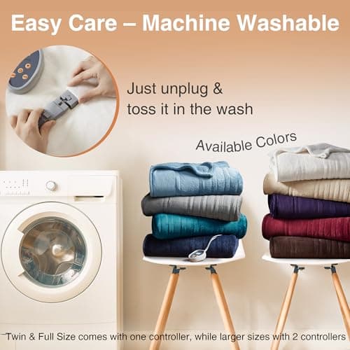 Beautyrest Heated Microlight to Berber Blanket - Twin 7