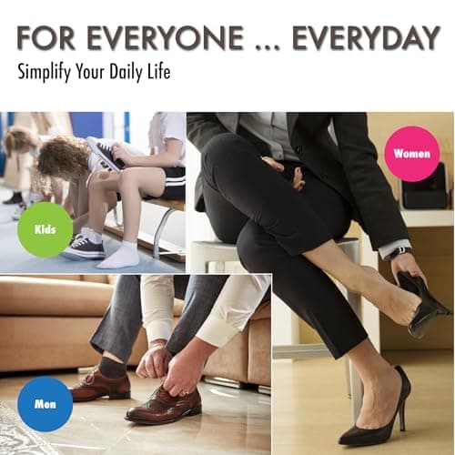 Velette Metal Shoehorn - 2 Pack 7.5" Long Shoe Horn, Travel Shoe Horn for Kids, Men & Women - Shoes Helper, Spoon, Travel Size Shoehorn for Boots, Shoes, Sneakers, Heels and More 6