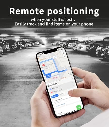 Air Tracker 4 Pack wokr for Apple Find My (iOS Only) Super Lightweight, Item Finder for Keys,Wallet, Luggage, Backpack,Replaceable Battery,Tracker Tags with 4 Keyrings 5